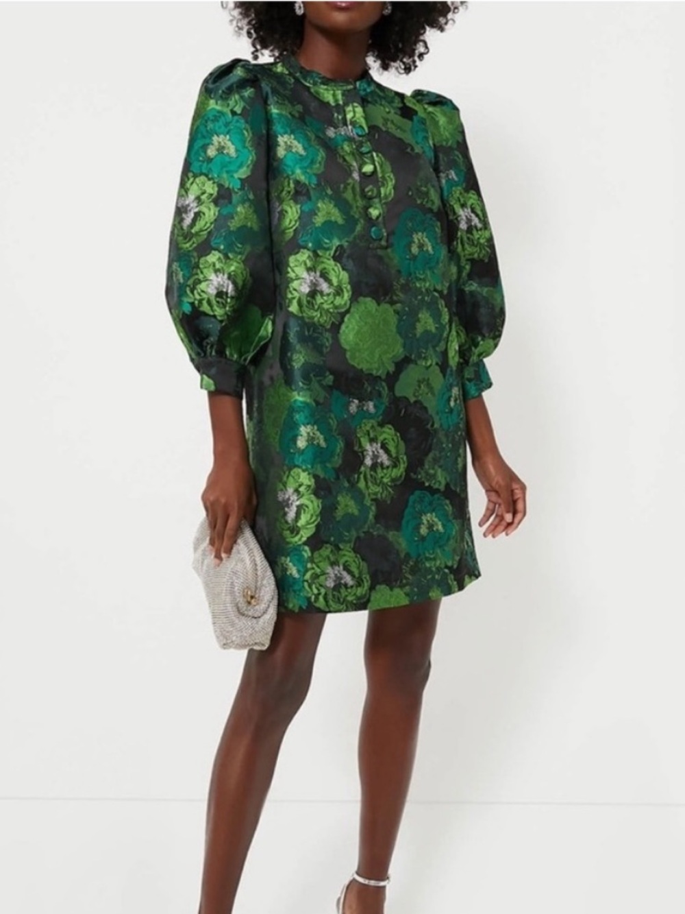 Tuckernuck POMANDER PLACE
Green Jacquard Samantha Dress size M